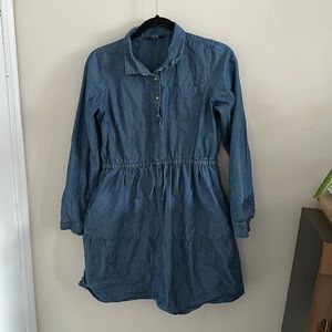 Lands End Girls XL+ denim dress